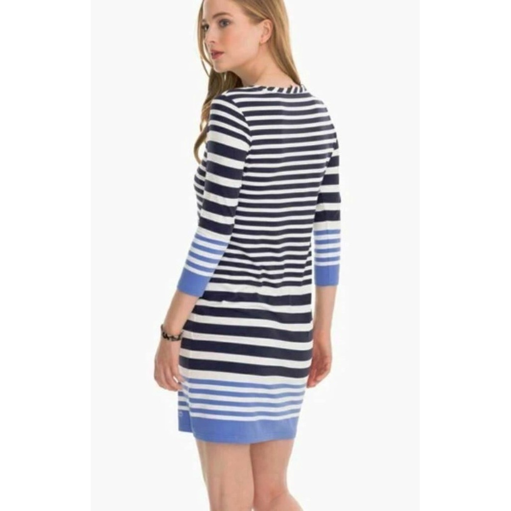 Camille “Nautical Navy” Performance Dress Medium - Picture 4 of 4